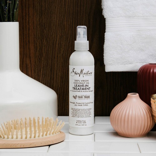 SheaMoisture Daily Hydration Leave-in Hair Treatment 100% Virgin Coconut Oil 237 ml