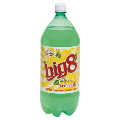 Big 8 Diet Sparkling Lemonade 2 L (bottle)