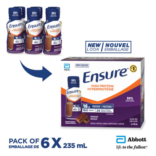 Ensure High Protein Nutritional Shake Chocolate 6 x 235 g 