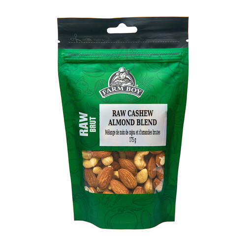 Farm Boy Nuts Cashew Almond Blend Raw 175 g