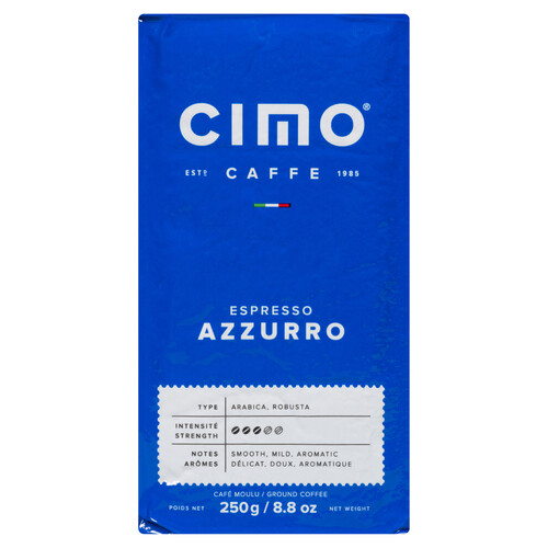 Cimo Ground Coffee Azzuro All-Purpose Coffee Expresso 250 g