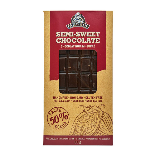Farm Boy Semi-Sweet Chocolate 80 g
