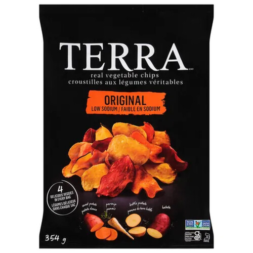 Terra Chips Low Sodium Vegetable Chips Original 354 g