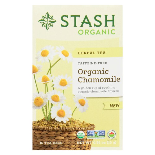 Stash Organic Herbal Tea Chamomile 16 Tea Bags 16 g