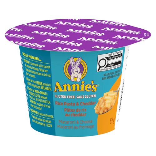 Annie's Homegrown Gluten-Free Macaroni & Cheese Rice Pasta And Cheddar 57 g