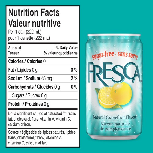 Fresca Sugar-Free Mini Soda 6 x 222 ml (can)
