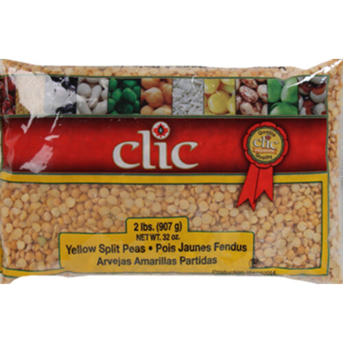 Clic Split Peas Yellow 907 g