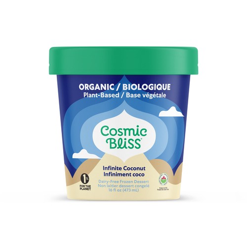 Cosmic Bliss Dairy-Free Ice Cream Infinite Coconut 473 ml