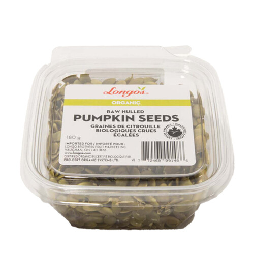 Longo's Organic Pumpkin Seeds 180 g