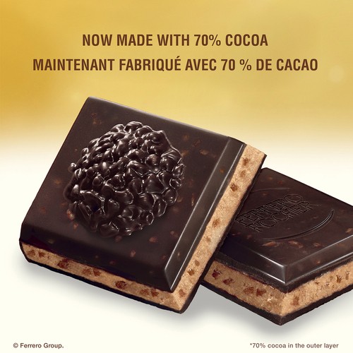 Ferrero Canada Dark Chocolate Tablet Bar Hazelnut & Salted Caramel 90 g