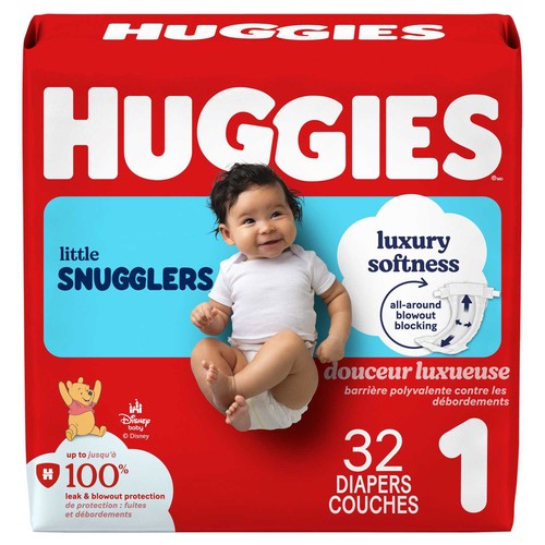 Huggies Little Snugglers Diapers Size 1 32 Count