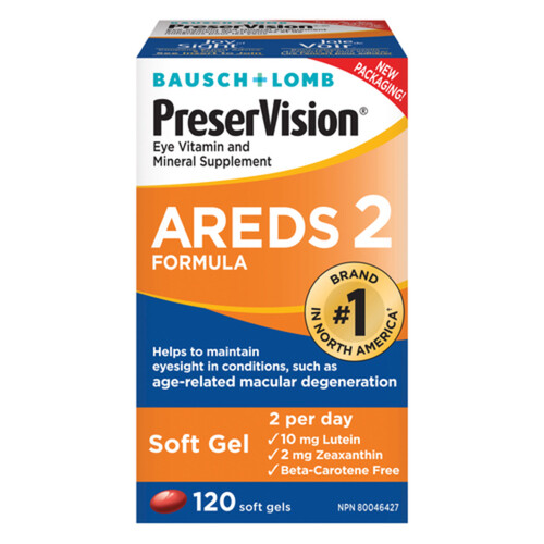 Preservision Eye Care Areds 2 Formula 120 Count 1 EA