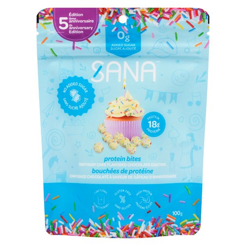 Sana Gluten-Free Protein Bites Birthday Cake 100 g