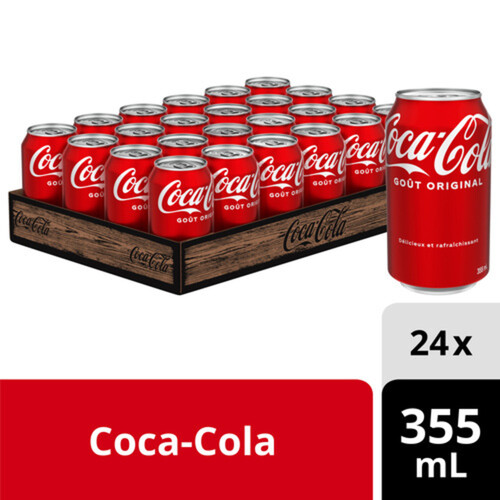 Coca-Cola Soft Drink Classic 24 x 355 ml (cans)