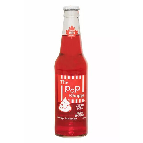 The Pop Shoppe Soft Drink Cream Soda 355 ml (bottle)