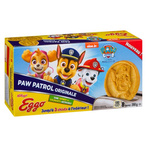 Kellogg's Eggo Frozen Waffles Paw Patrol Original 280 g 