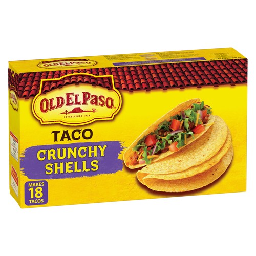 Old El Paso Gluten-Free Taco Shells Crunchy 18 Shells 191 g