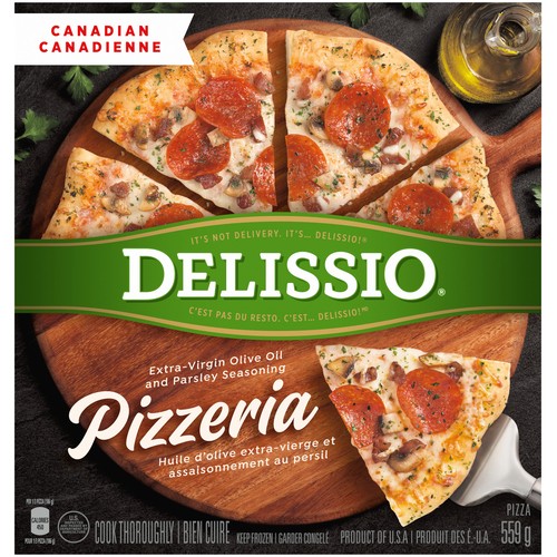 Delissio Frozen Pizza Pizzeria Canadian 559 g