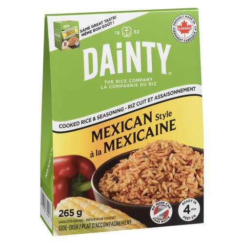 Dainty Cooked Rice & Seasoning Mexican Style 265 g