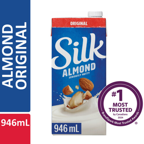 Silk Dairy-Free Almond Beverage Original Shelf Stable 946 ml