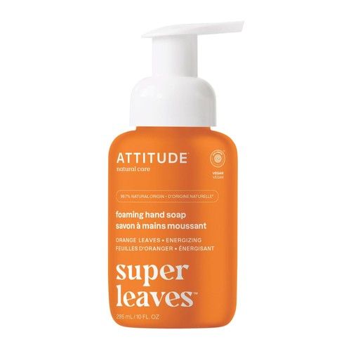 Attitude Super Leaves Foaming Hand Soap With Orange Leaves 295 ml