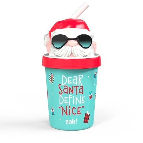 Zak Tumbler Santa Sculpted 1 Count