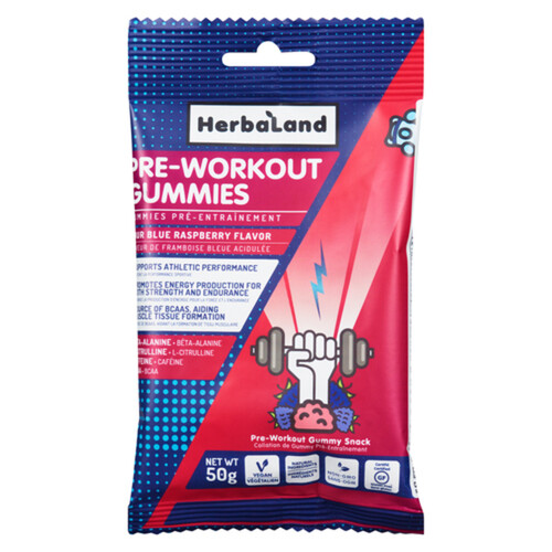 Herbaland Pre-Workout Gummies 50 g