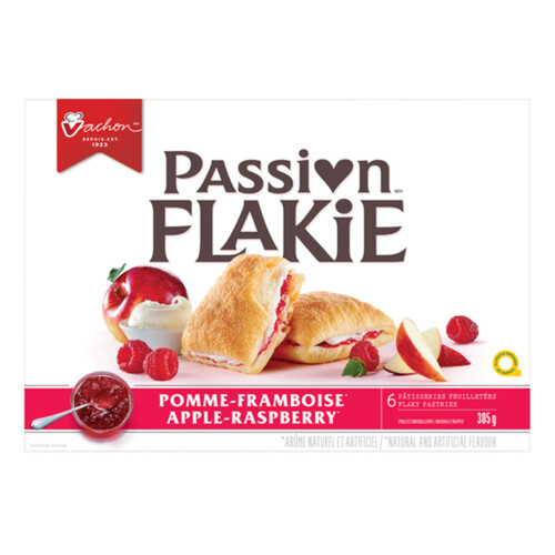 Vachon Passion Flaky Pastries Apple Raspberry 6 Pack 305 g