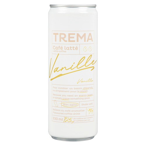 Trema Coffee Drink Latte Coffee Vanilla 330 ml (can)