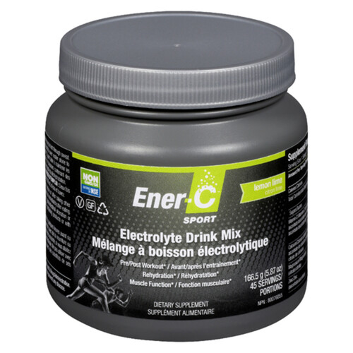 Ener-C Sport Sport Electrolyte Drink Mix Lemon Lime 166.5 g