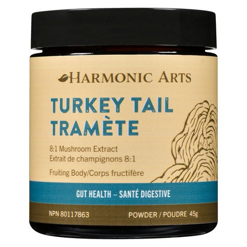 Harmonic Arts 8:1 Mushroom Extract Turkey Tail Powder 45 g