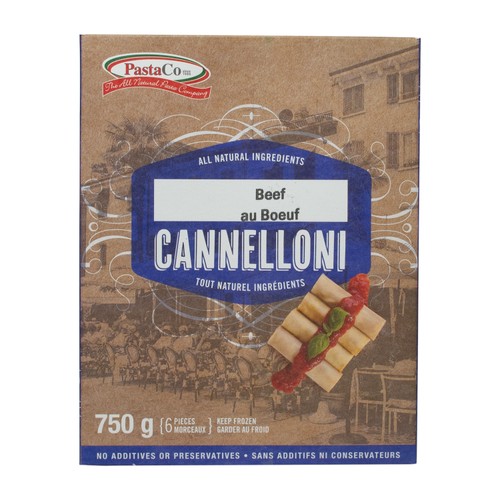 PastaCo Pasta Cannelloni Beef 750 g (frozen)