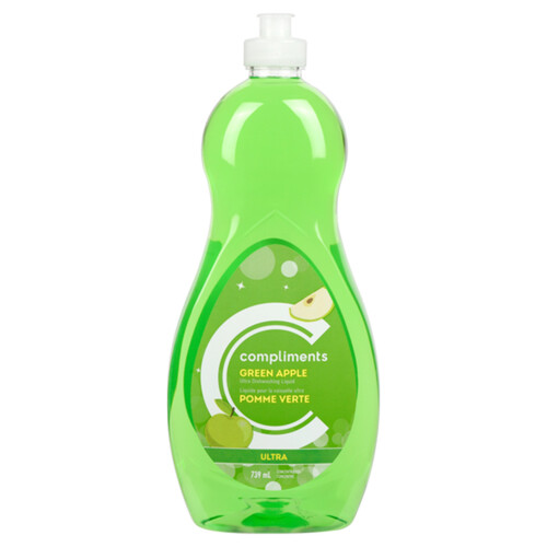 Compliments Dish Liquid Green Apple 739 ml