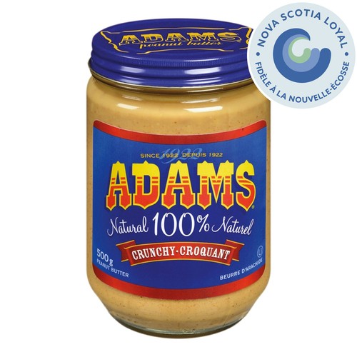 Adams Crunchy Natural Peanut Butter 500 g