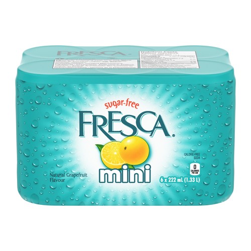 Fresca Sugar-Free Mini Soda 6 x 222 ml (cans)