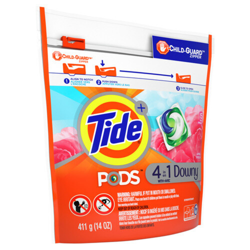 Tide Laundry Detergent Pods Downy 15 Loads 411 g