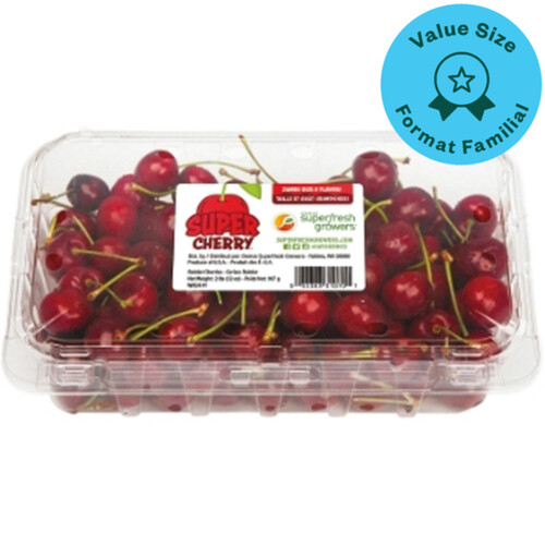 Clamshell Cherries Value Size  907 g