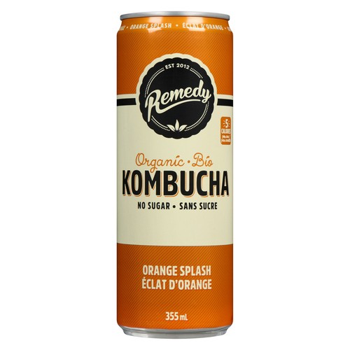 Remedy Organic Kombucha Orange Splash 355 ml (can)