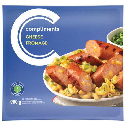 Compliments Smoked Sausage Cheddar 900 g