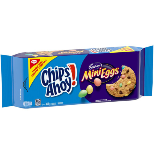 Chips Ahoy! Cadbury Mini Eggs Cookies Family Size Easter Cookies 460 g