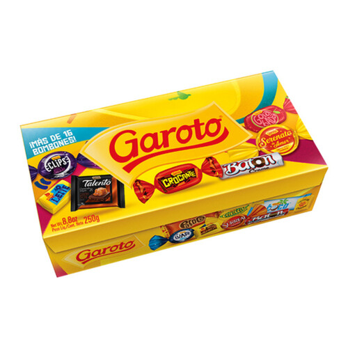 Garoto Yellow Box Assorted Chocolate  250 g