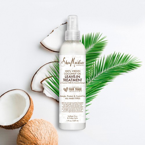SheaMoisture Daily Hydration Leave-in Hair Treatment 100% Virgin Coconut Oil 237 ml