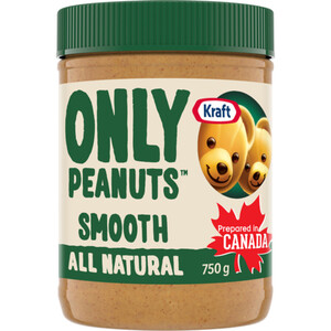 Kraft All Natural Smooth Peanut Butter 750 g