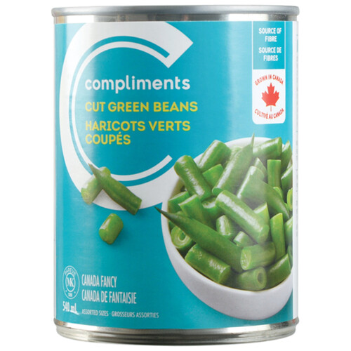 Compliments Canned Cut Green Beans 540 ml