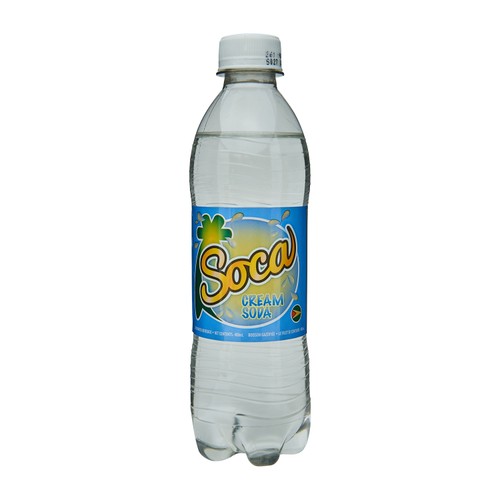 Soca Soft Drink Cream Soda 400 ml (bottle)
