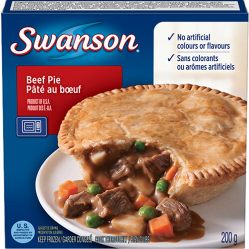 Swanson Frozen Beef Pot Pie 200 g