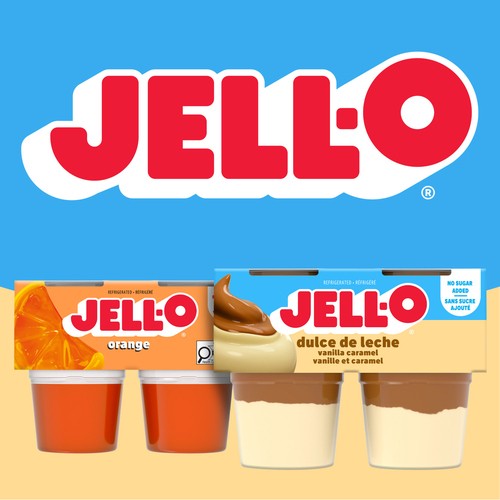 Jell-O Sugar-Free Pudding Snacks Dulce De Leche 424 g
