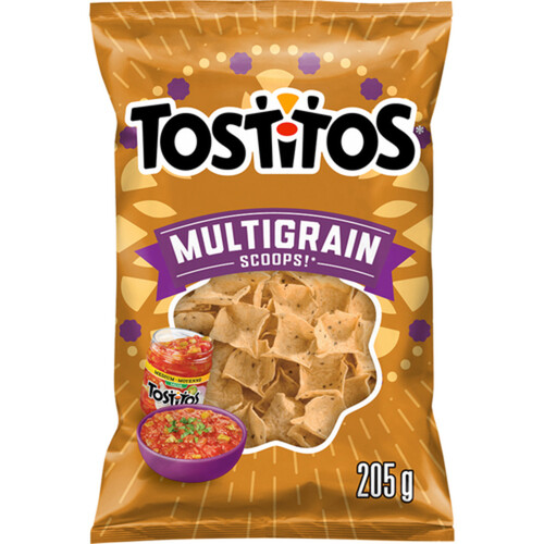 Tostitos Tortilla Chips Multigrain Scoops! 205 g
