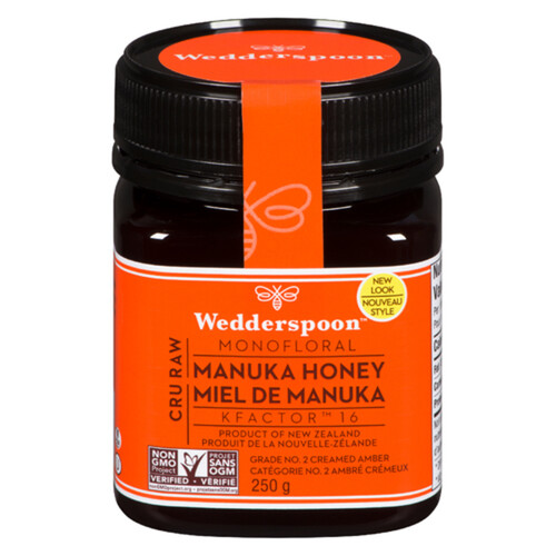 Wedderspoon Manuka Honey 100% Raw K Factor 250 g