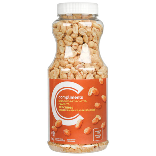 Compliments Dry Roasted Peanuts Seasoned 700 g